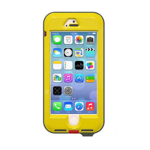 Patchworks, Patchworks Link Pro Tough Case avec clip ceinture pour iPhone SE / 5 / 5s - Jaune