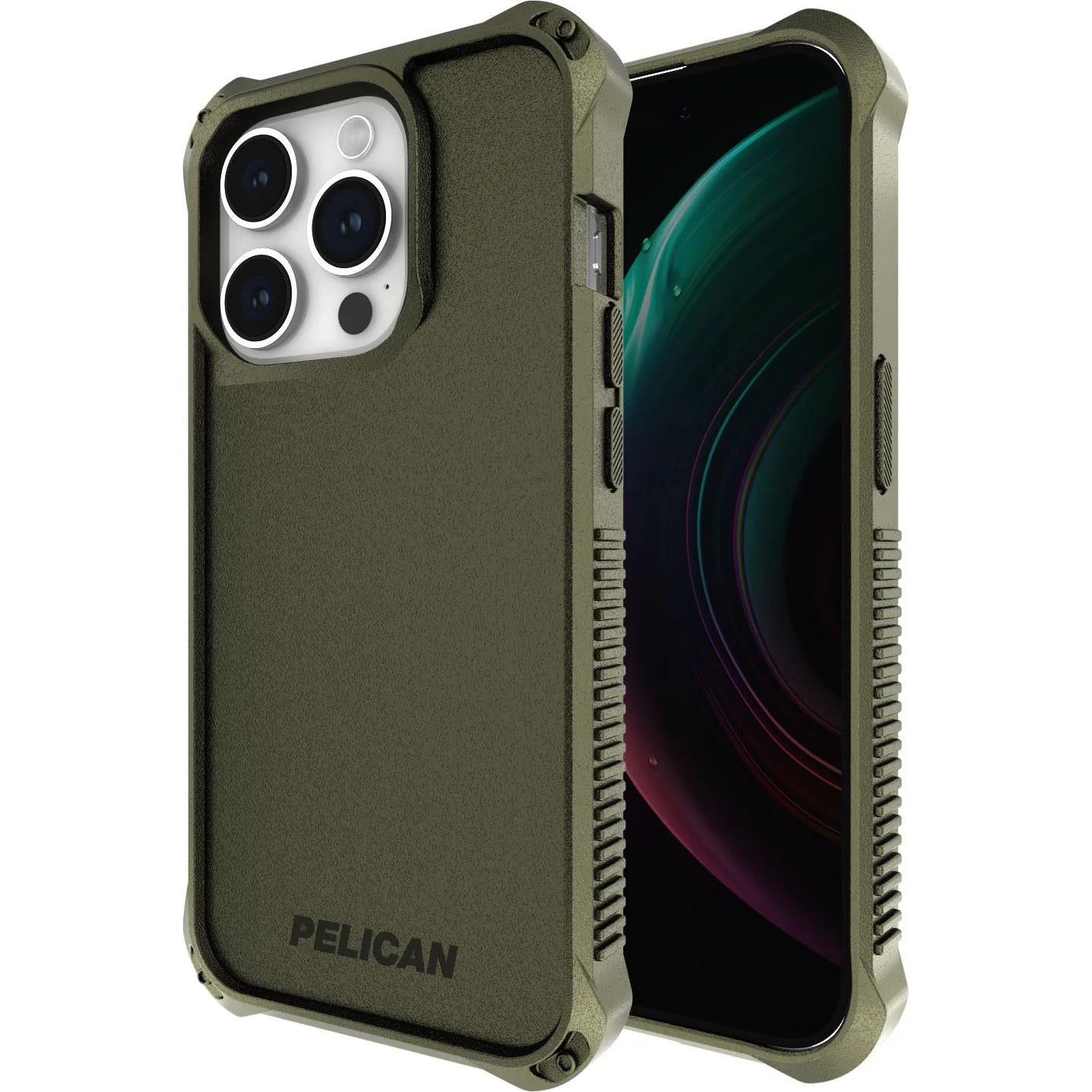 Pélican, Pelican Guardian Rogue MagSafe Case pour iPhone 15 Pro Max 6.7 - Olive