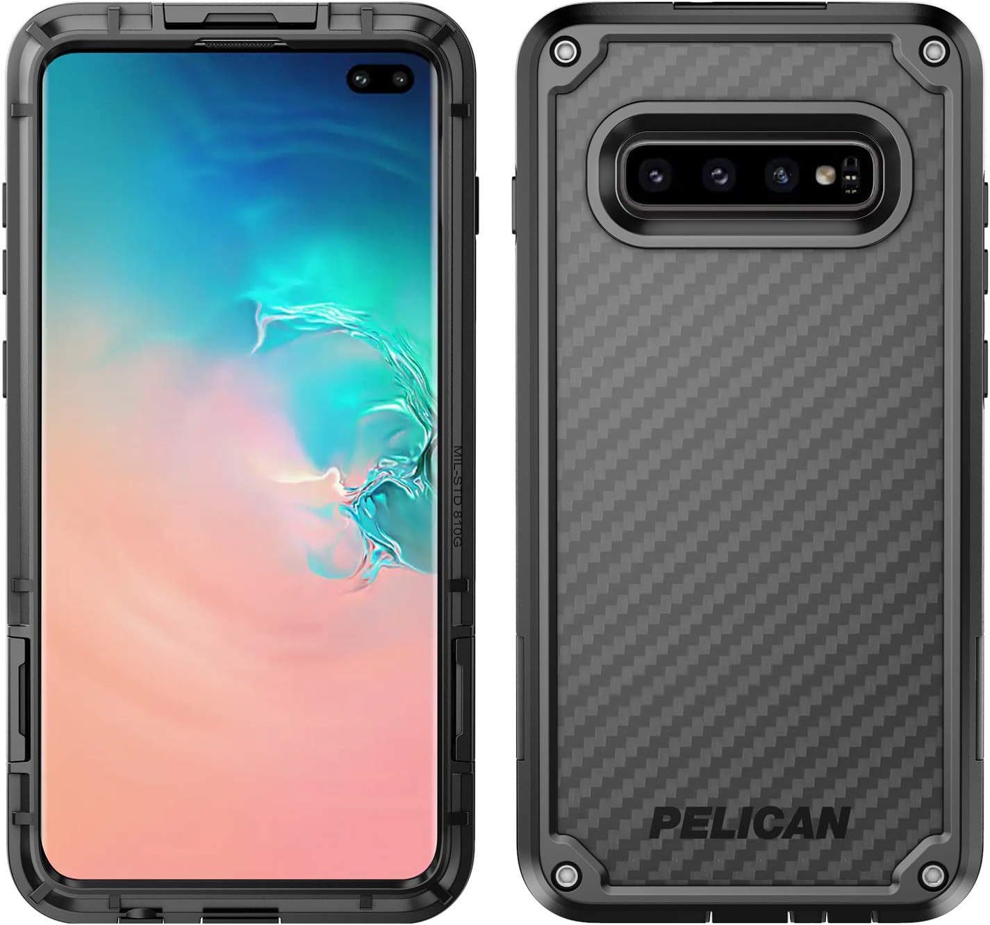 Pélican, Pelican Shield Extreme Rugged Case pour Galaxy S10 Plus - Noir