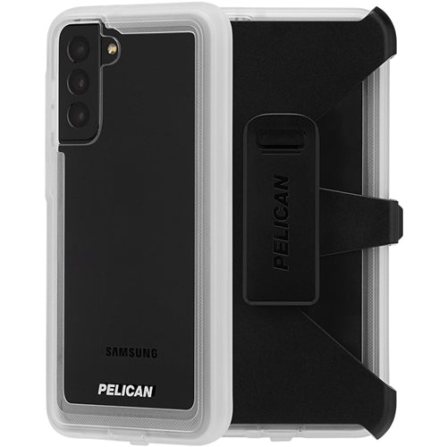 Pélican, Pelican Voyager Tough Rugged Case & Holster Galaxy S21 5G FE 6.4 inch - Clair