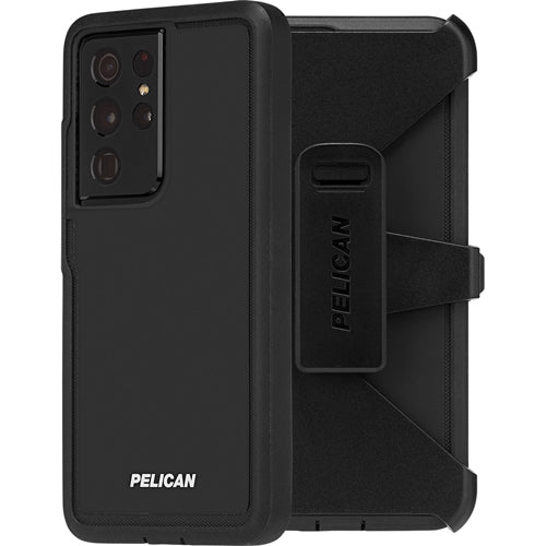 Pélican, Pelican Voyager Tough Rugged Case with Holster Galaxy S21 Ultra 5G 6.8 inch - Noir