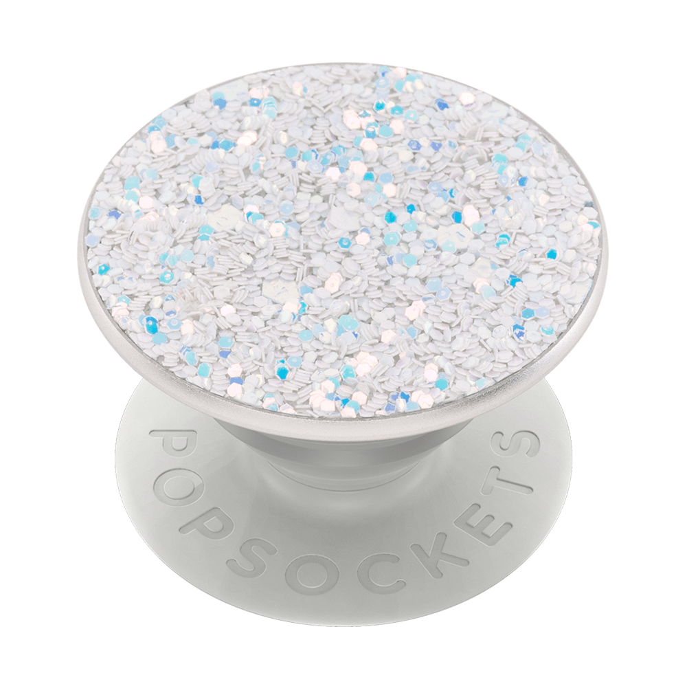 PopSockets, PopSockets PopGrip Premium Sparkle Snow White