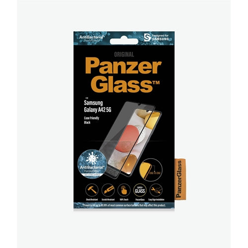 PanzerGlass, Protecteur d'écran Panzerglass Galaxy A42 5G Clear Black Frame