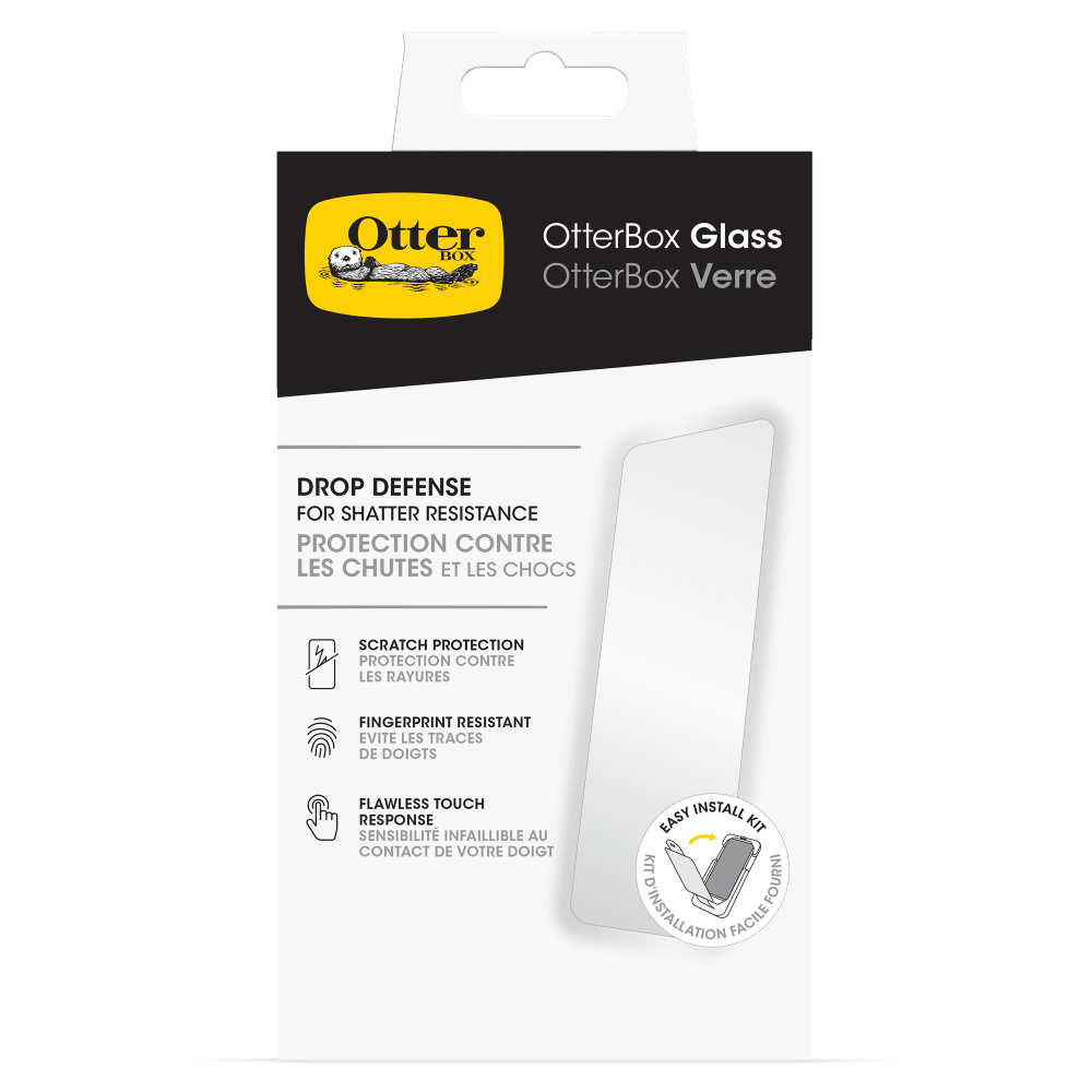 OtterBox, Protection d'écran OtterBox Alpha en verre pour Apple iPhone 15 Plus Clair