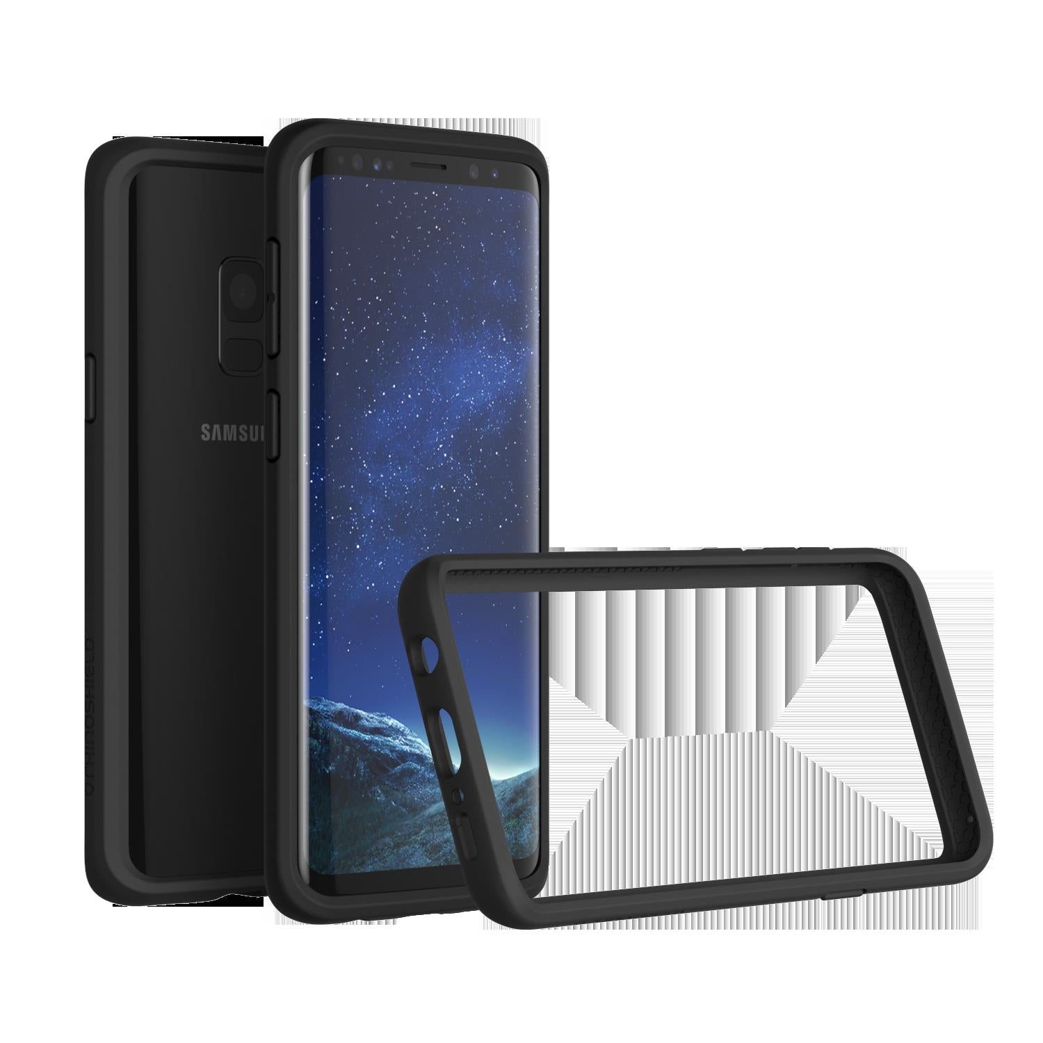 RhinoShield, RhinoShield CrashGuard Impact Resistant Rugged Bumper Case For Galaxy S9