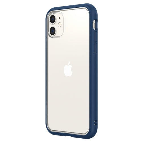 Bouclier de rhinocéros, RhinoShield Mod NX Bumper Case & Clear Backplate iPhone 11 - Bleu roi