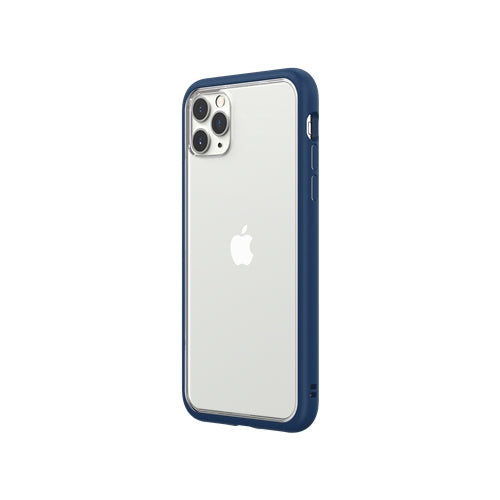 Bouclier de rhinocéros, RhinoShield Mod NX Bumper Case & Clear Backplate iPhone 11 Pro Max - Bleu roi