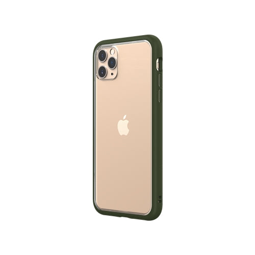 Bouclier de rhinocéros, RhinoShield Mod NX Bumper Case & Clear Backplate iPhone 11 Pro Max - Vert Camo