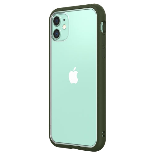 Bouclier Rhinos, RhinoShield Mod NX Bumper Case & Clear Backplate iPhone 11 - Vert Camo