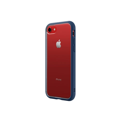 Bouclier de rhinocéros, RhinoShield Mod NX Bumper Case & Clear Backplate iPhone 8 / 7 / SE 2020 - Bleu royal