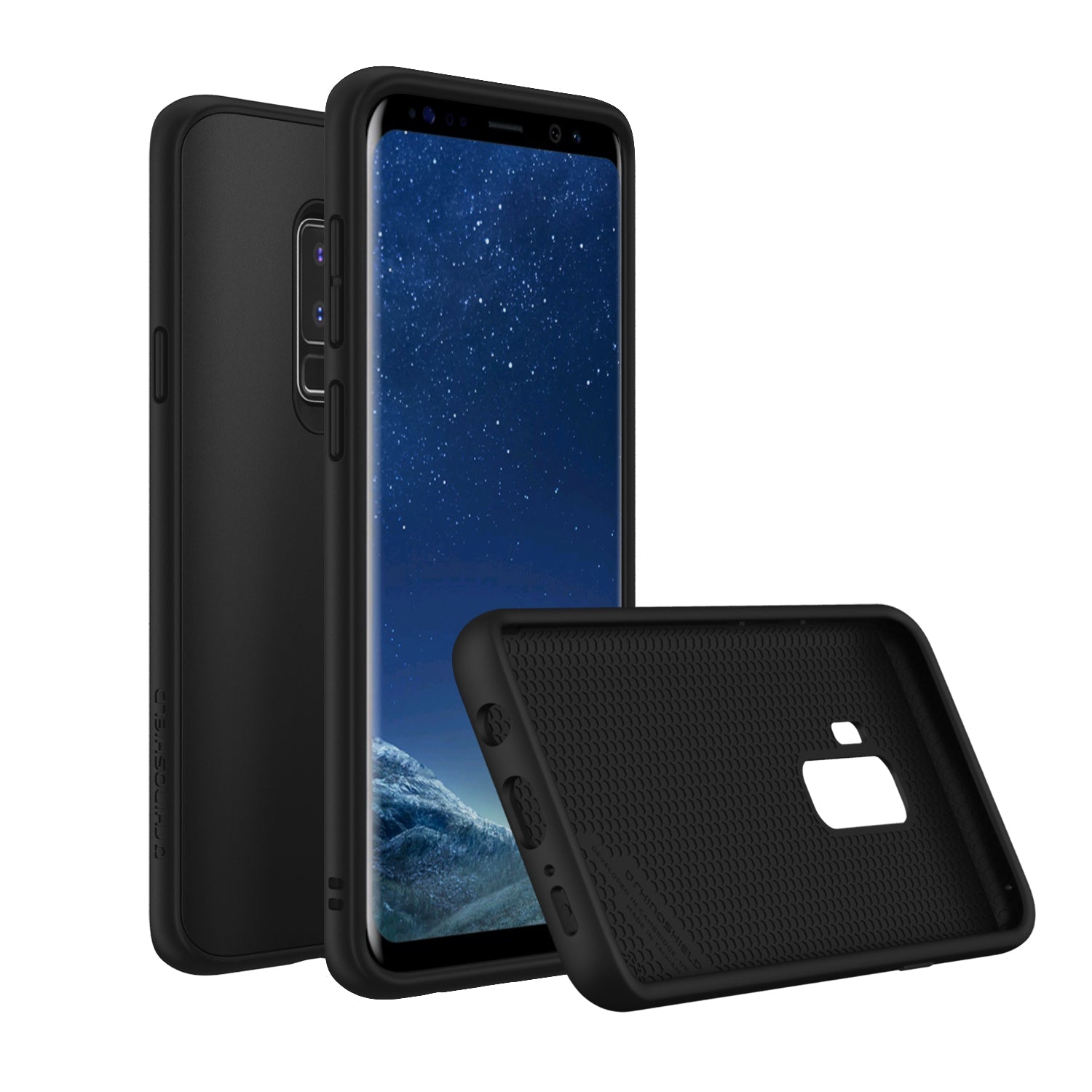 RhinoShield, RhinoShield SolidSuit Classic Premium Rugged Case pour Galaxy S9+ - NOIR