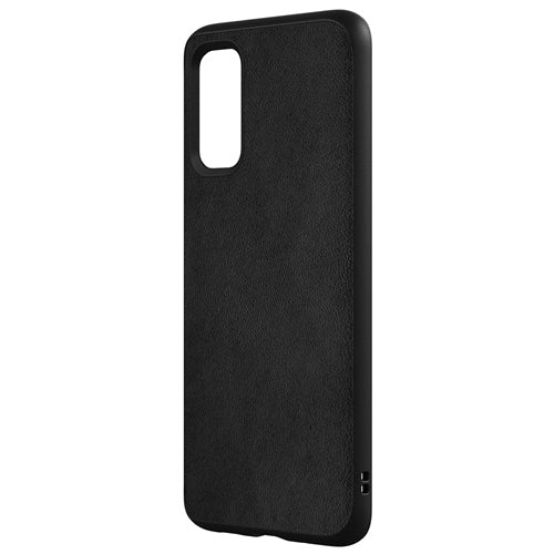 Bouclier de rhinocéros, RhinoShield SolidSuit Impact Resistance Case Samsung S20 - Cuir noir