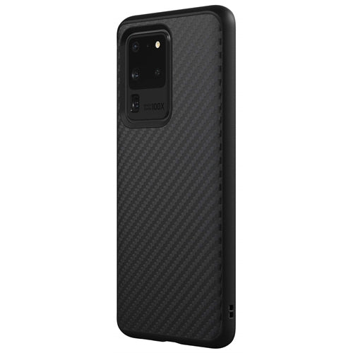 Bouclier de rhinocéros, RhinoShield SolidSuit Impact Resistance Case Samsung S20 Ultra - Carbon Fibre