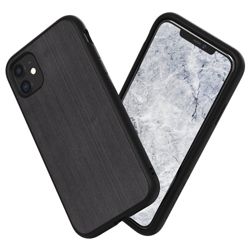 Bouclier de rhinocéros, RhinoShield SolidSuit Impact Resistance Case iPhone 11 - Brushed Steel