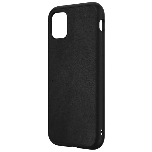 Bouclier de rhinocéros, RhinoShield SolidSuit Impact Resistance Case iPhone 11 Pro Max - Cuir noir