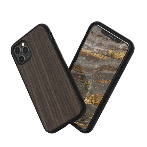 Bouclier de rhinocéros, RhinoShield SolidSuit Impact Resistance Case iPhone 11 Pro Max - Dark Oak