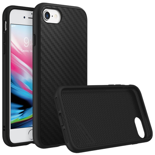 Bouclier de rhinocéros, RhinoShield SolidSuit Impact Resistance Case iPhone SE 2020 / 8 / 7 - Carbon Fibre