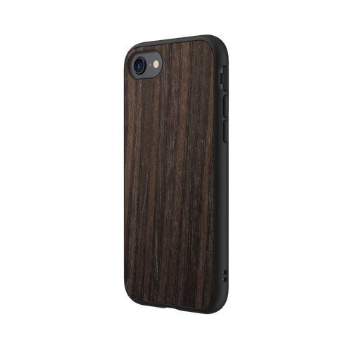 Bouclier de rhinocéros, RhinoShield SolidSuit Impact Resistance Case iPhone SE 2020 / 8 / 7 - Dark Oak