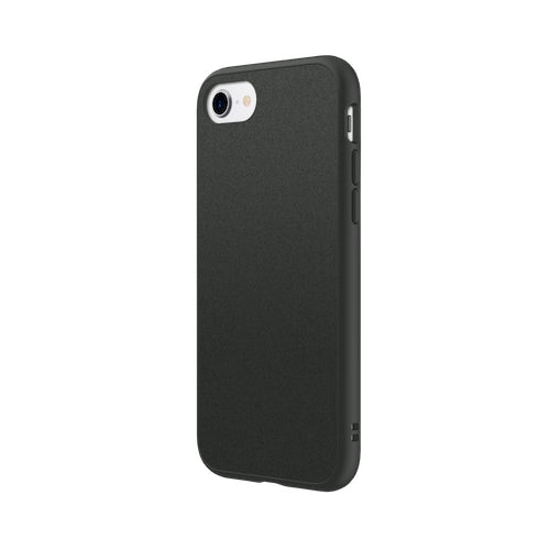 Bouclier de rhinocéros, RhinoShield SolidSuit Impact Resistance Case iPhone SE 2020 / 8 / 7 - Microfibre / Graphite