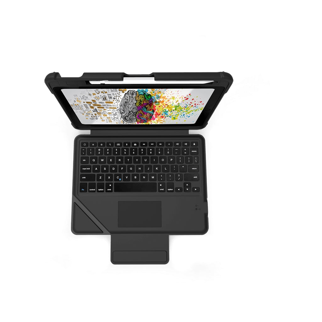 STM, STM Trackpad & Keyboard Rugged Dux Case iPad 10.2 9ème 8ème 7ème Bluetooth - Noir