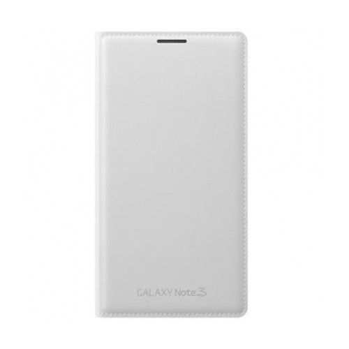 Samsung, Samsung Premium Leather Wallet Case convient au Samsung Galaxy Note 3 - Blanc