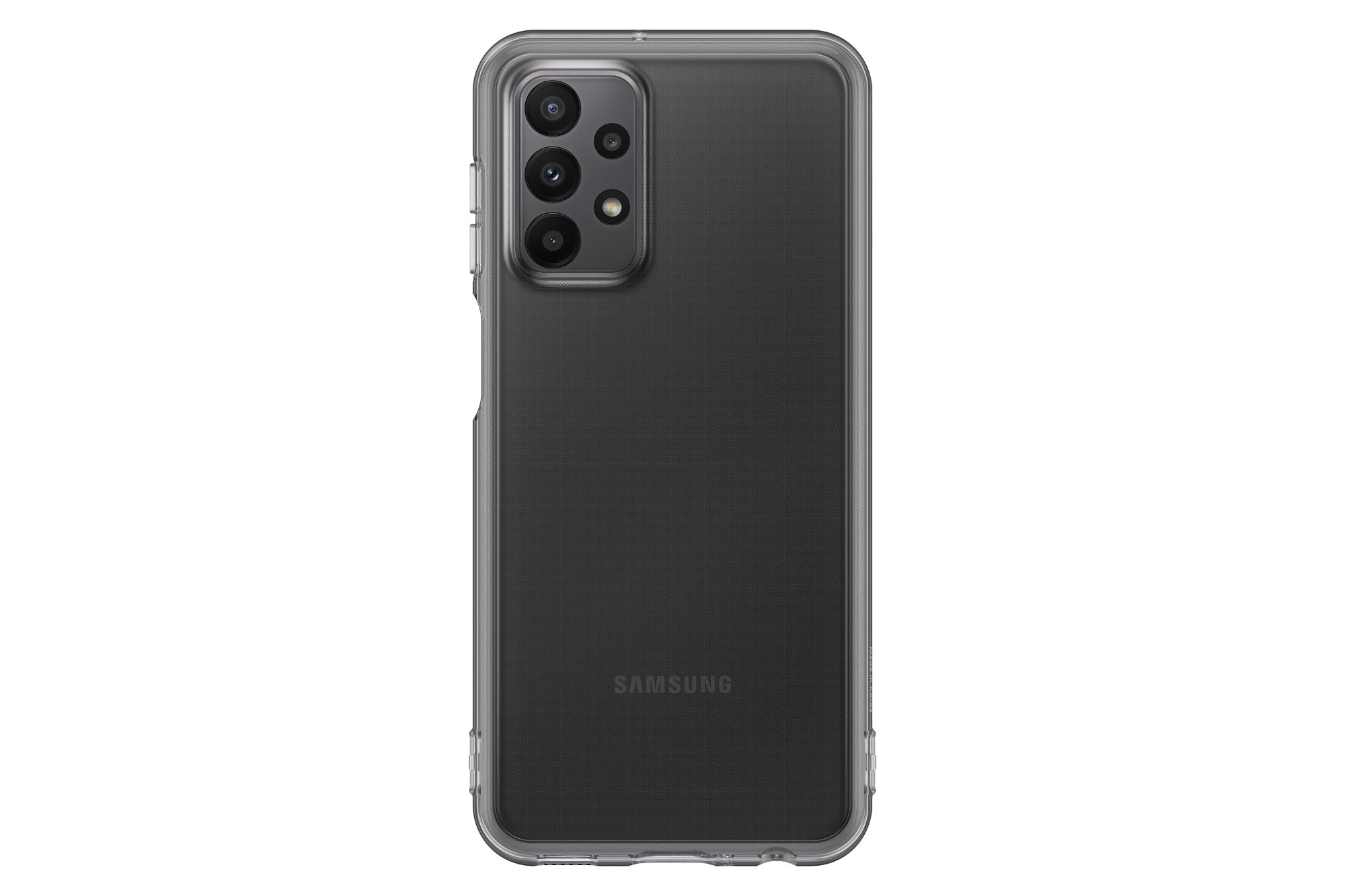 Samsung, Samsung Soft Cover pour Samsung Galaxy A23 4G / 5G - Tint Black