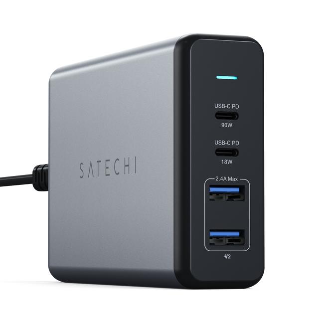 Satechi, Satechi 108W Pro chargeur de bureau USB-C PD (gris espace)