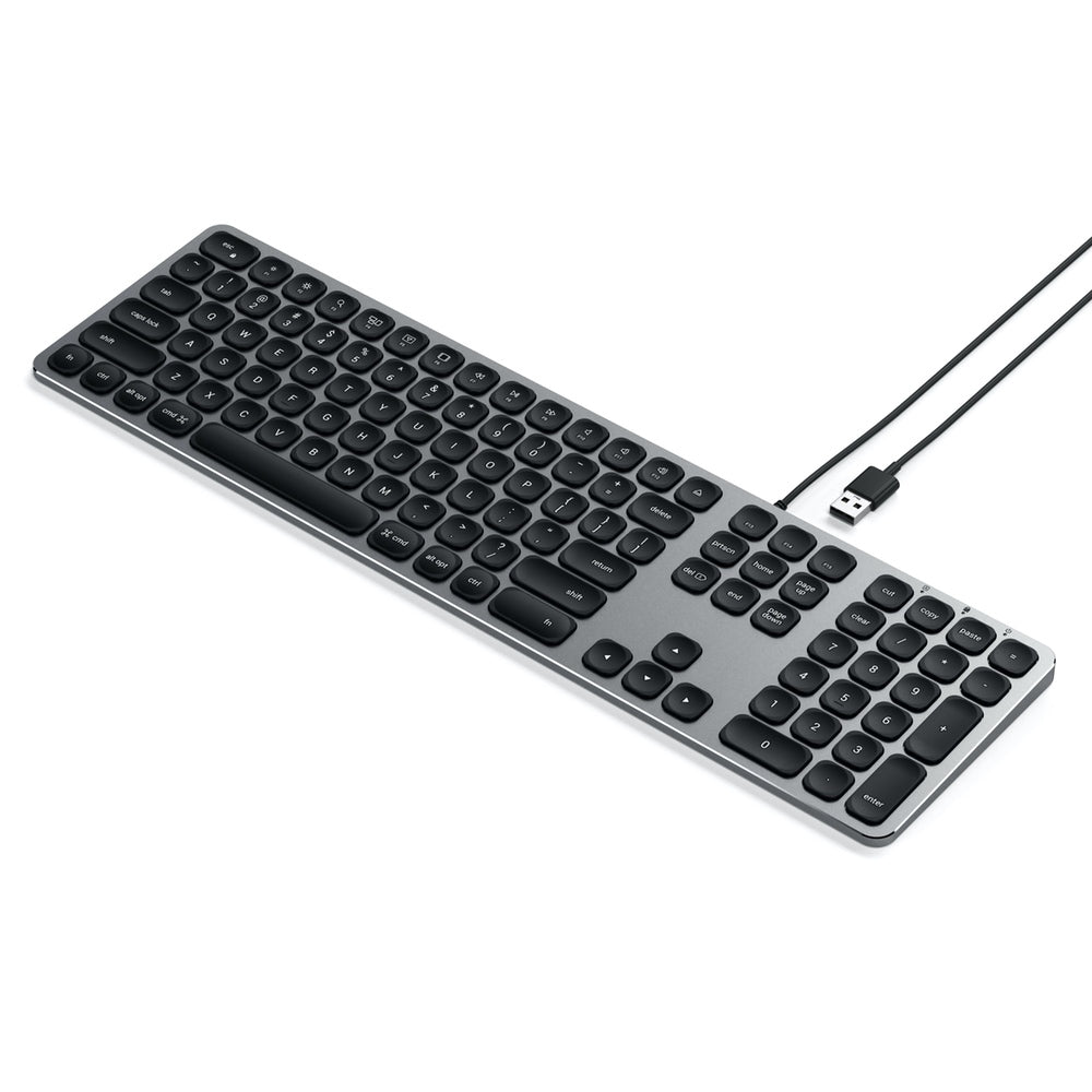 Satechi, Satechi Aluminium Wired USB-A Keyboard (Gris)