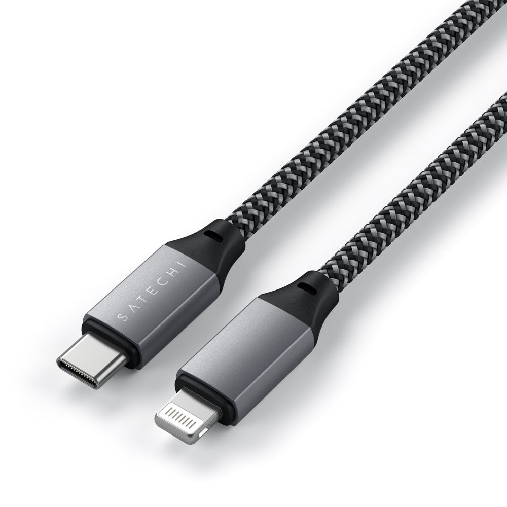 Satechi, Satechi Câble court USB-C vers Lightning 25cm (Gris Espace)