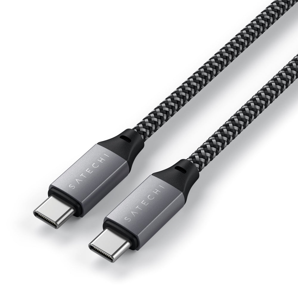 Satechi, Satechi Câble court USB-C vers USB-C 25cm (Gris Espace)