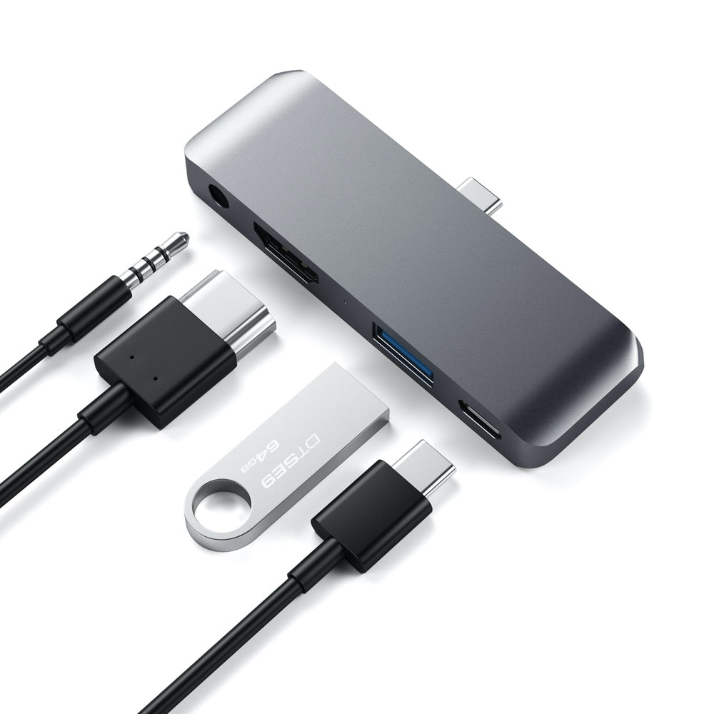 Satechi, Satechi Hub USB-C Mobile Pro - Gris Espace