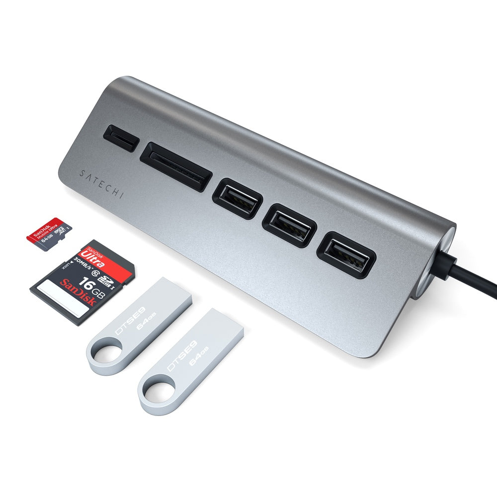 Satechi, Satechi Hub combo USB-C pour ordinateur de bureau (gris espace)