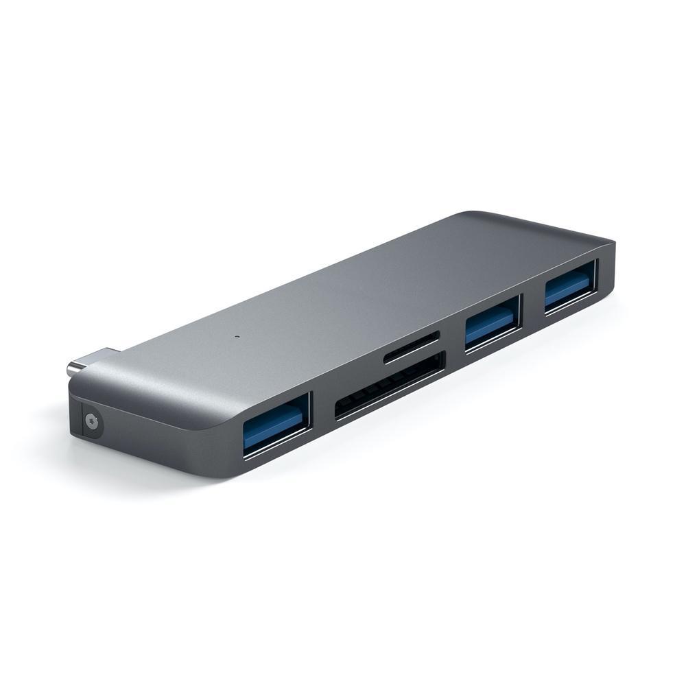 Satechi, Satechi Hub combo USB-C/USB 3.0 3-en-1 - Gris spatial