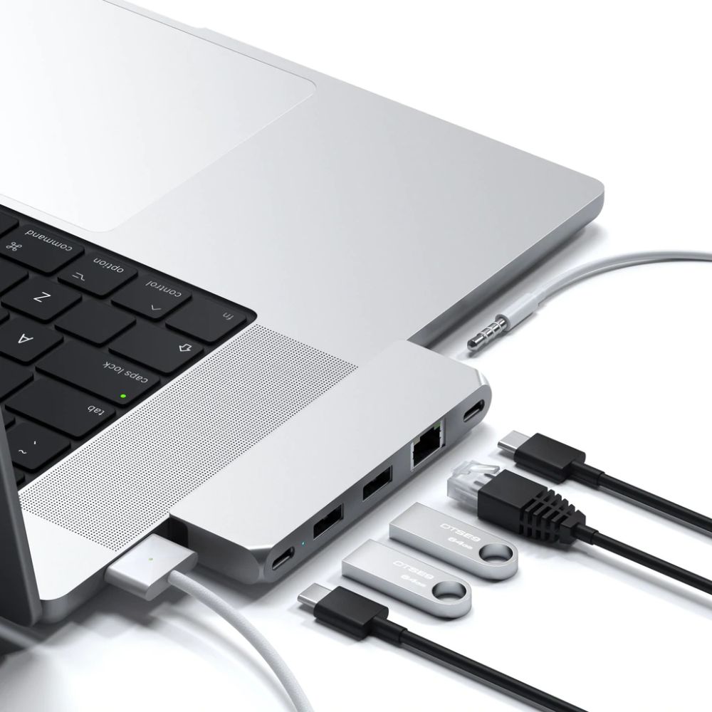 Satechi, Satechi Pro Hub Mini pour Macbook (Argent)