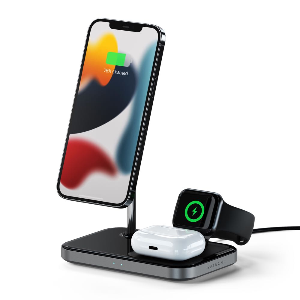 Satechi, Satechi Support magnétique 3 en 1 pour la recharge sans fil