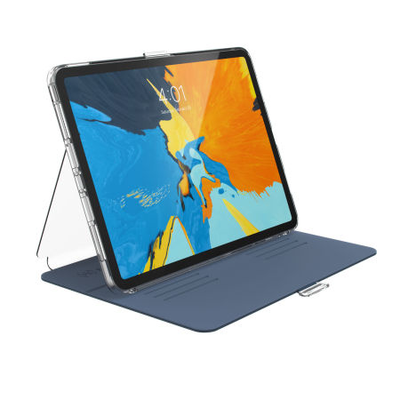 Speck, Speck Balance Folio Clear Case pour iPad Pro 11 pouces (2018) - Bleu marine / Clair