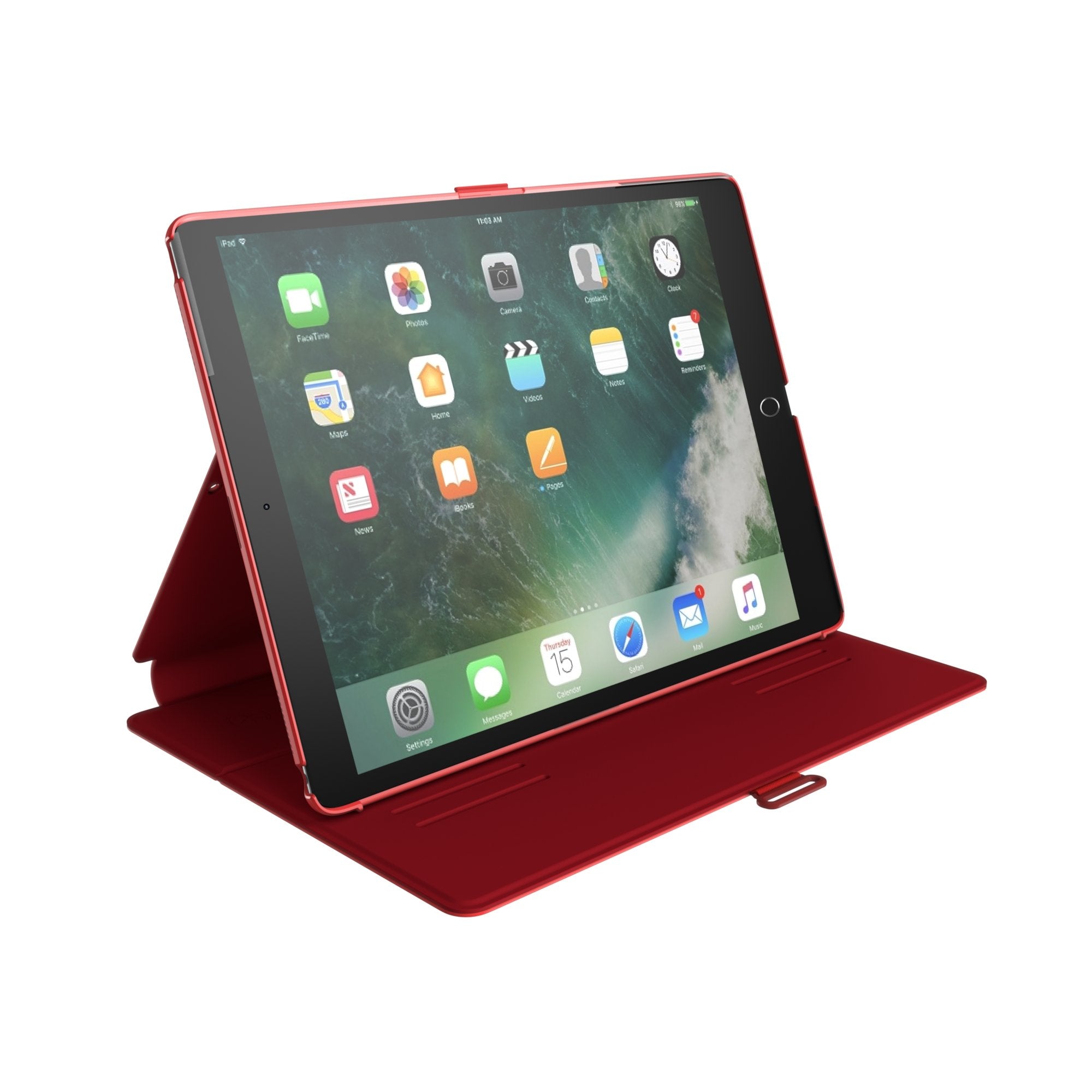 Griffon, Speck Balance Folio Etui Protecteur à Pied Ajustable Pour iPad Pro / Air 10.5 - Rouge