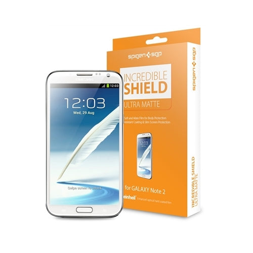 SGP, Spigen SGP Incredible Shield pour Samsung Galaxy Note 2 -Ultra Matte