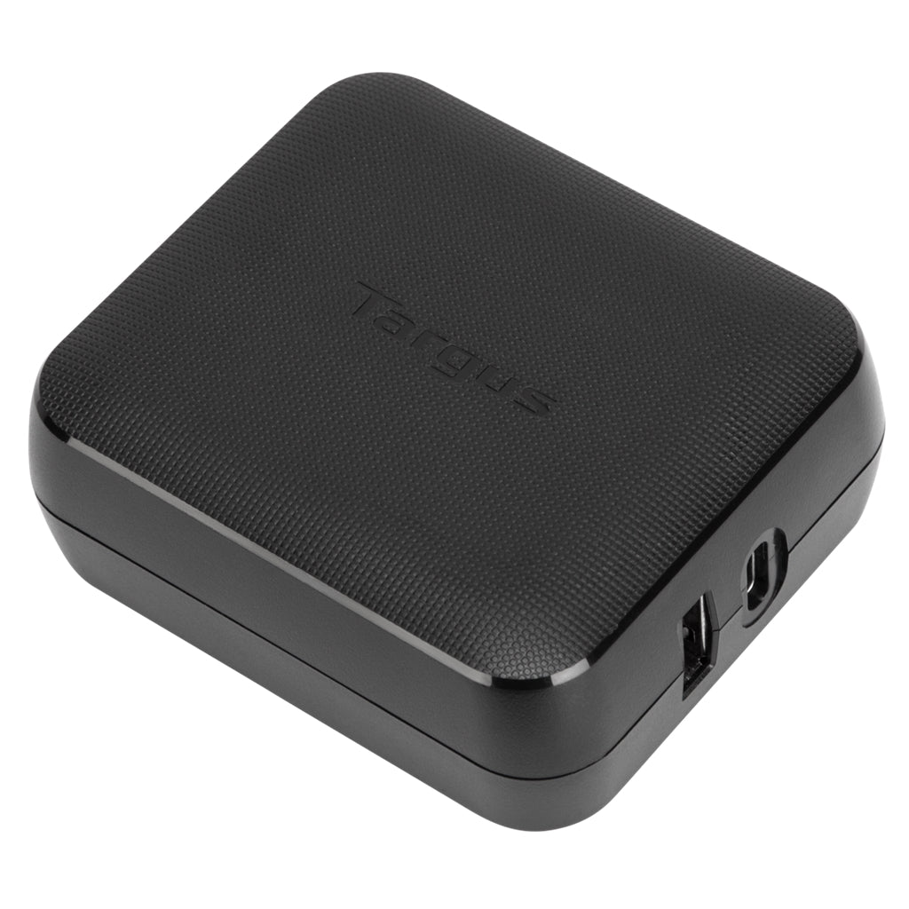 Targus, Targus Chargeur mural USB-C 60W et USB-A 5W avec Quick Charge 3.0 Noir