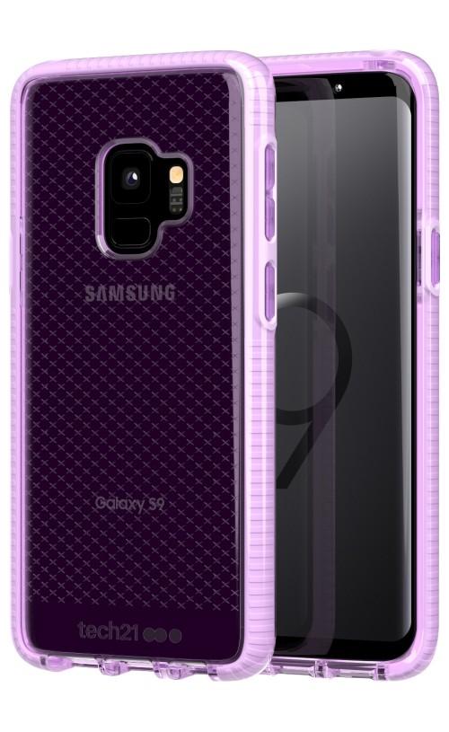 Tech21, Tech21 Evo Check Étui robuste 3M anti-chute pour Galaxy S9 Orchid