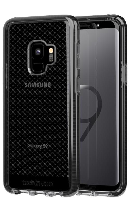 Tech21, Tech21 Evo Check Rugged 3M Drop Protection Case pour Galaxy S9 Smokey Black