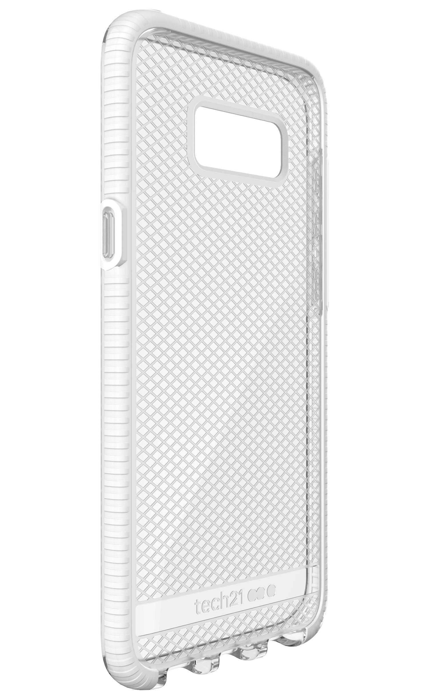 Tech21, Tech21 Evo Check Slim 3M Drop Protection Rugged Case For Galaxy S8+ Clear White