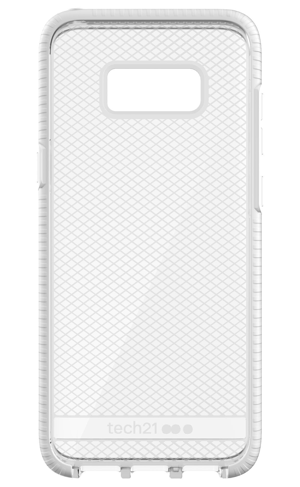 Tech21, Tech21 Evo Check Slim 3M Drop Protection Rugged Case For Galaxy S8+ Clear White