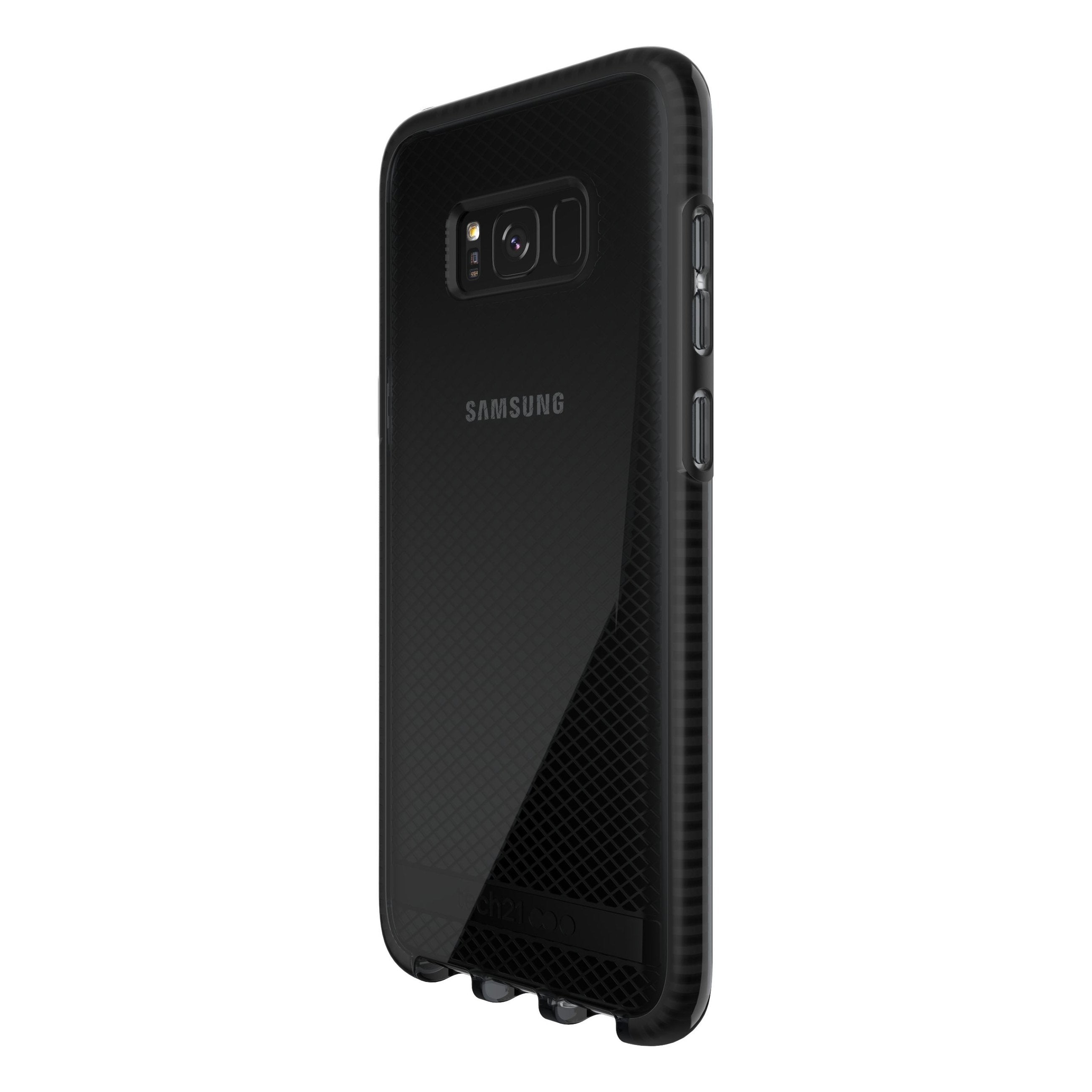 Tech21, Tech21 Evo Check Slim 3M Drop Protection Rugged Case pour Galaxy S8+ Smoke Black