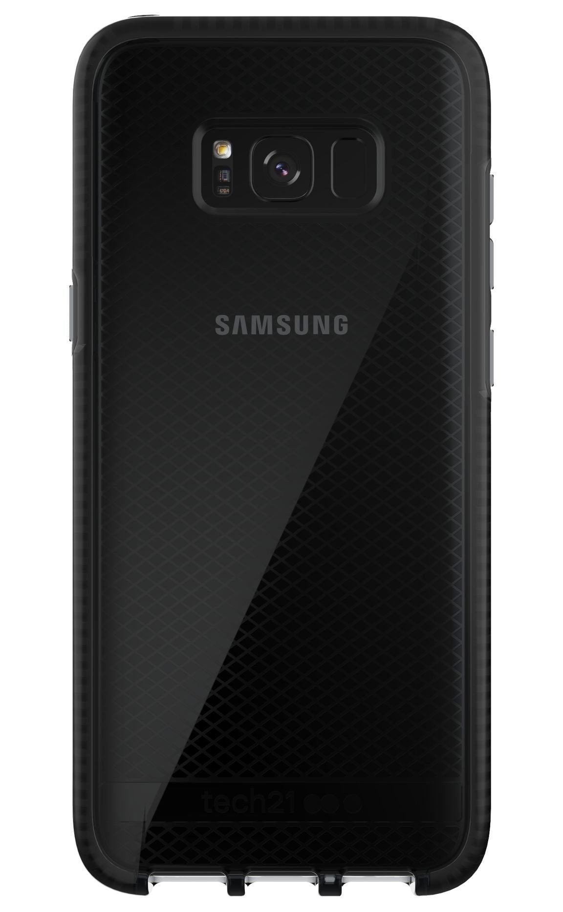 Tech21, Tech21 Evo Check Slim 3M Drop Protection Rugged Case pour Galaxy S8+ Smoke Black