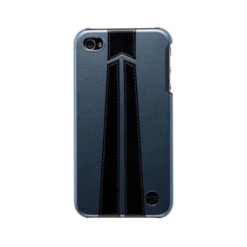 Trexta, Trexta Snap on Autobahn Series Black on Silver iPhone 4S Case Silver