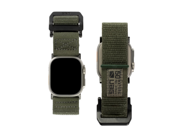 UAG, UAG Active Strap pour Apple Watch 42/44/45/49mm - Vert feuillage