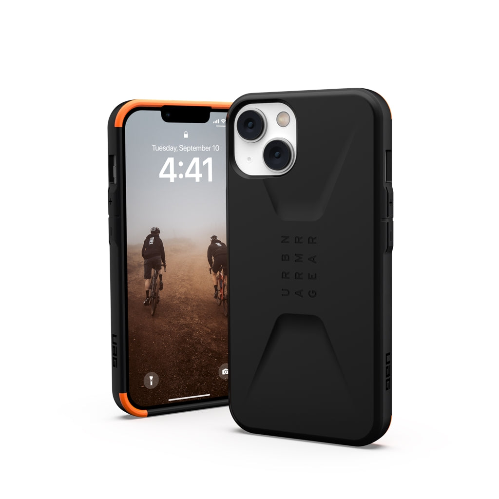 UAG, UAG Civilian Rugged Slim Case iPhone 14 / 13 Standard 6.1 Noir