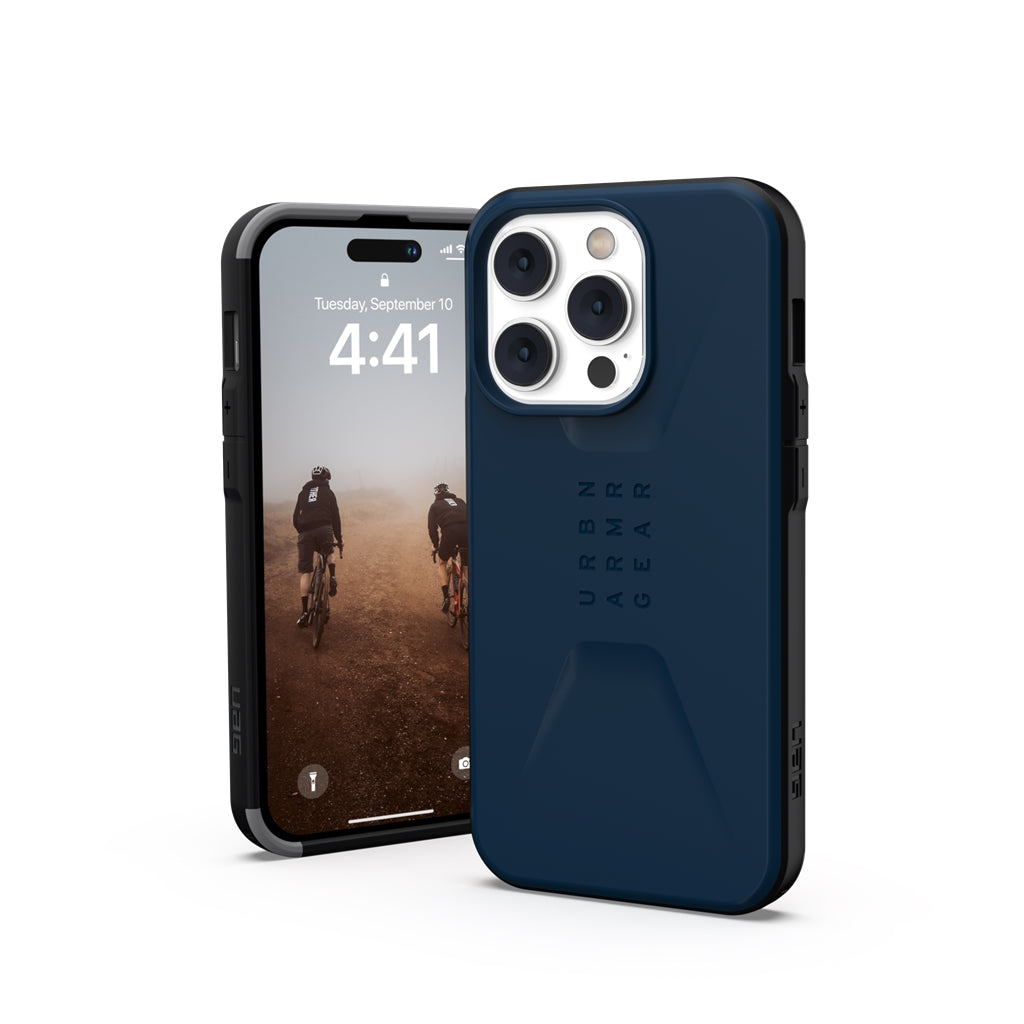 UAG, UAG Civilian Rugged Slim Case iPhone 14 Pro Max 6.7 Mallard Blue