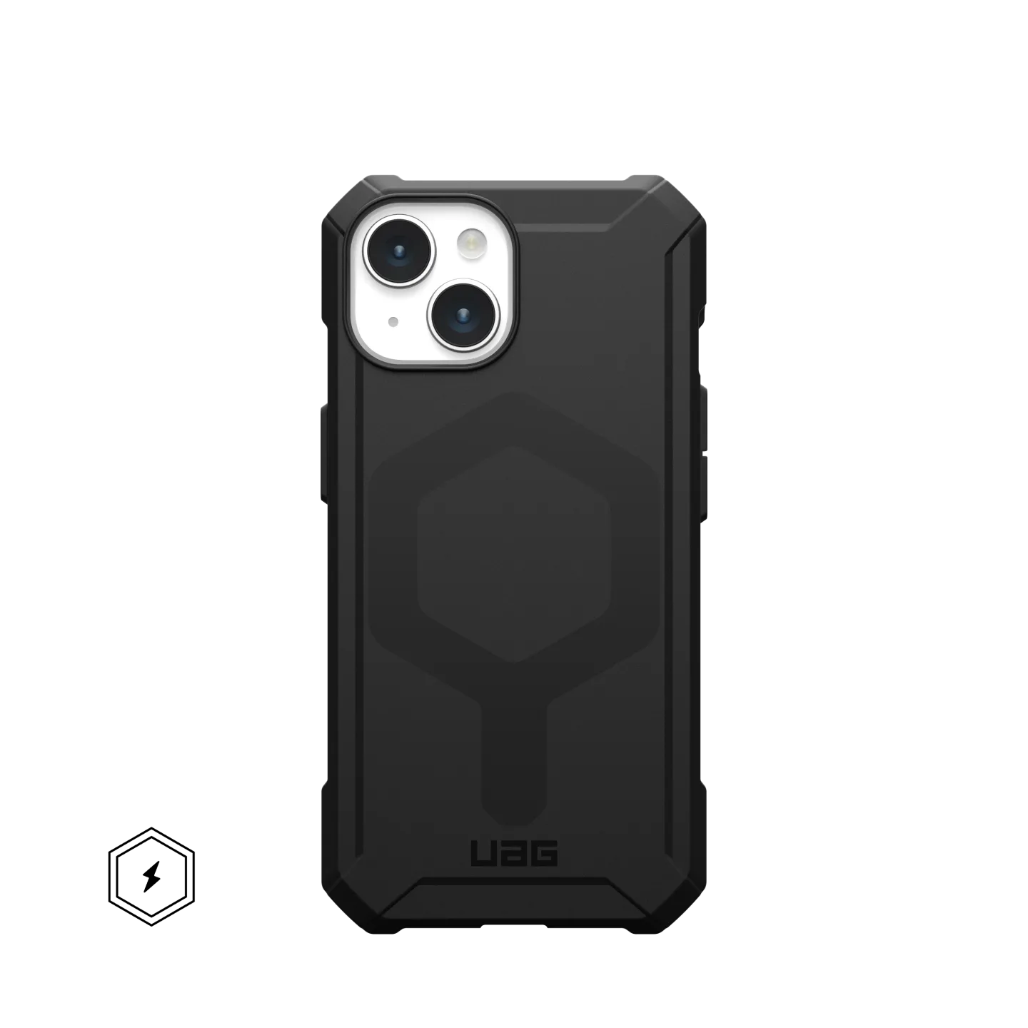 UAG, UAG Essential Armour Slim Case & MagSafe iPhone 15 Standard 6.1 Noir